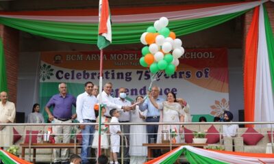 BCM 76th Independence Day was celebrated at Arya Model School