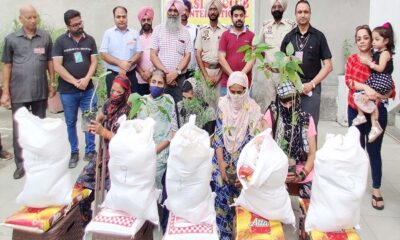 In the 54th ration distribution of Voice of Asians, ration and plants were distributed to 31 women