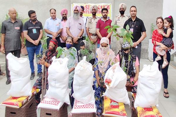 In the 54th ration distribution of Voice of Asians, ration and plants were distributed to 31 women