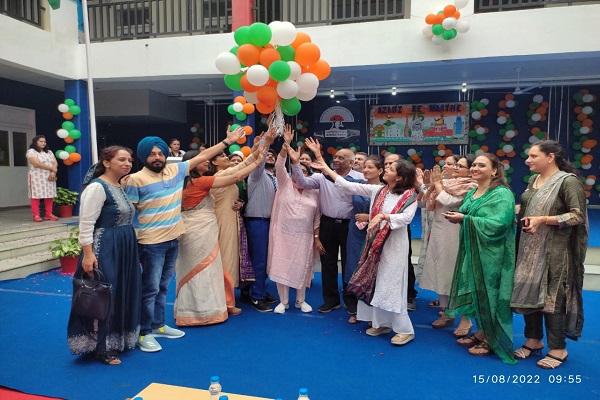 Independence Day was celebrated with enthusiasm at Drishti Public School