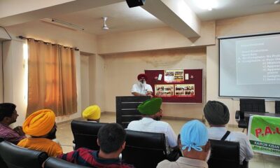 PAU Information given on new technologies in Kisan Club's monthly training camp