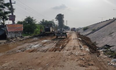 NHAI Repair of service lanes in Jagraon started by