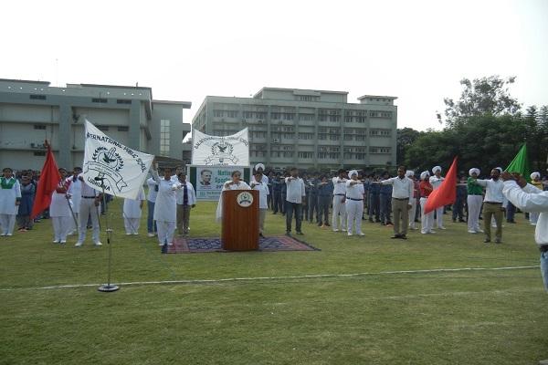 National Sports Day was celebrated at Guru Nanak International School