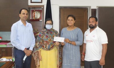 Rajya Sabha member donates Rs 2.7 lakh from his salary to sponsor female powerlifter