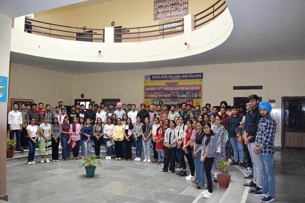 Sri Atam Vallabh Jain College welcomed freshers with induction programs