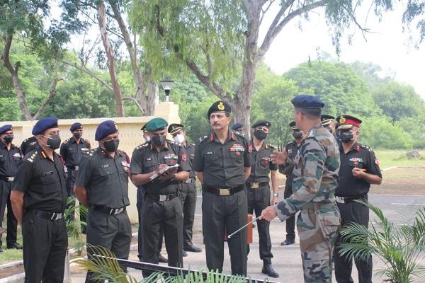 General Officer Commanding Vajra Corps inaugurated the 10-bed section hospital