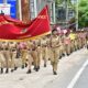 During the NCC camp in Khalsa College, the cadets took out a 'Drug Free Punjab' rally