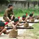Firing training given during Joint Annual Training Camp at Khalsa College for Women