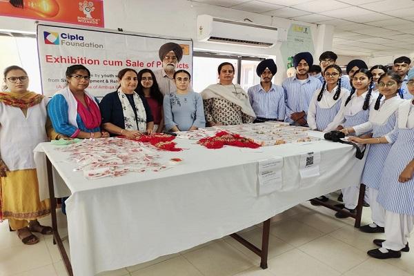 Rakhi exhibition of mute and deaf children organized in Nankana Sahib Public School