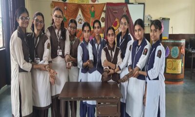 Mehndi competition organized in Guru Gobind Singh Public School