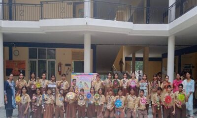 Rakhi making activities conducted in MGM Public School