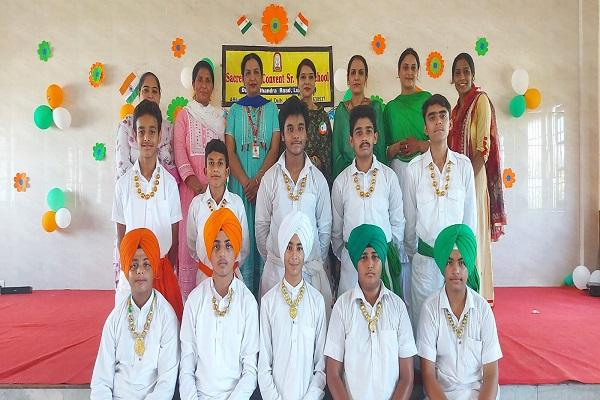 Independence Day celebrated at Sacred Soul Convent School