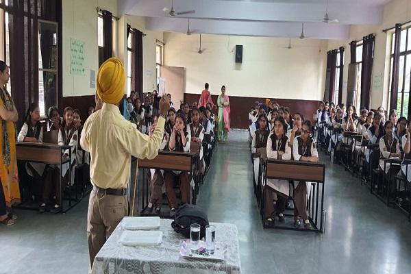 A seminar was conducted on the problems occurring during menstruation