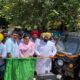 E-rickshaws were flagged off to pick up garbage from ward number 41