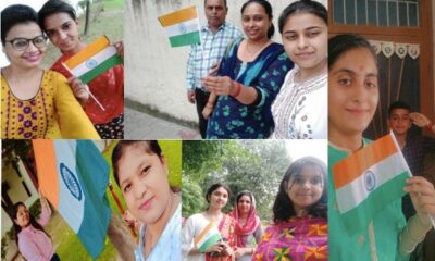 Participation of Arya College Girls Section in 'Har Ghar Tiranga Abhiyan'