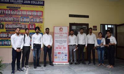 A two-day "Job Fair" organized at Sri Atam Vallabh Jain College.