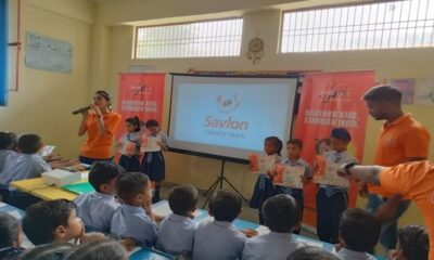 Hygiene program organized in Indian public school