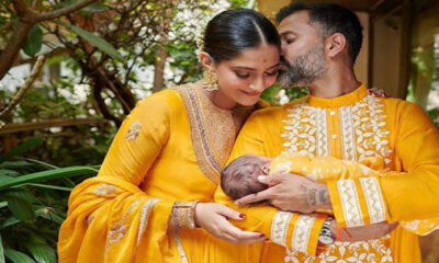 Sonam Kapoor shared the first glimpse of her son, revealed the baby's name