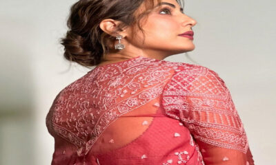 Hina Khan did a glamorous photo shoot, looked very beautiful in a saree