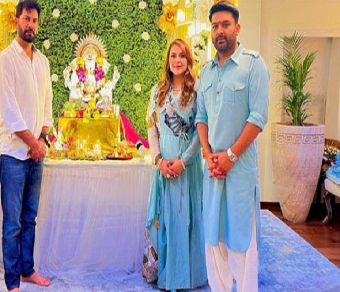 Ganesh Chaturthi craze among Punjabi artists, Jasbir Jassi joins Kapil Sharma for worship