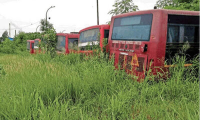 37 city buses bought for 17.50 crore have become junk, now the corporation is preparing to sell them