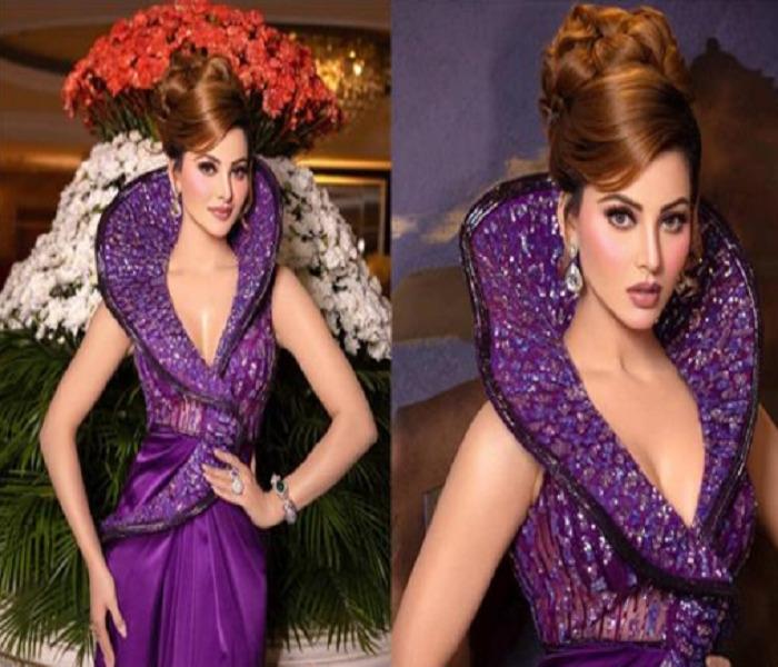 Urvashi Rautela's glamorous look came out, posed in a bold style