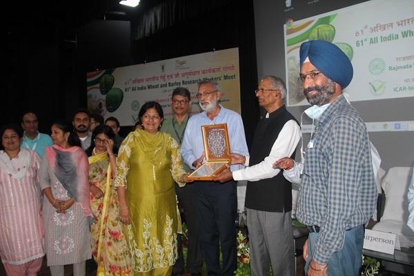 PAU The wheat scientist received the national award