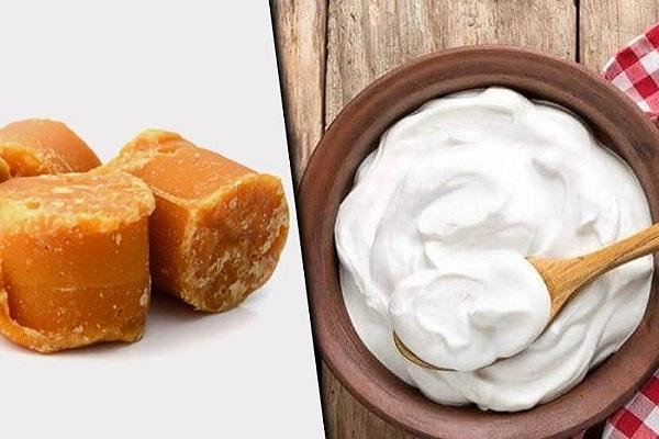 Good benefits of curd-jaggery, diseases will stay away with increase in blood