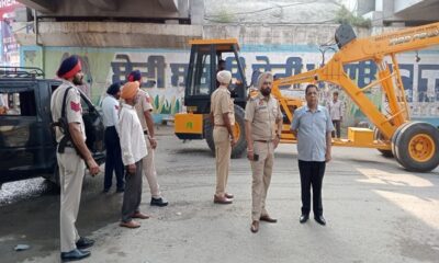 Illegal encroachments removed from public roads in Jagraon