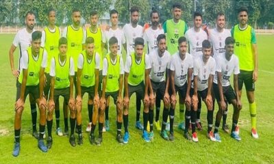 The football team of Guru Hargobind Khalsa College did an excellent performance