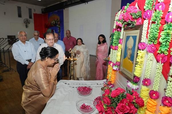 Principal of BCM Arya School, Paramjit Kaur, was honored for her excellent services