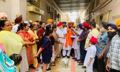 MLA Sidhu started the work of installing interlock tiles in Atam Nagar constituency