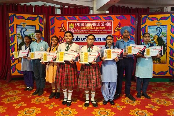 CBSE Hub of Learning Poster Making Competition held at Springdale