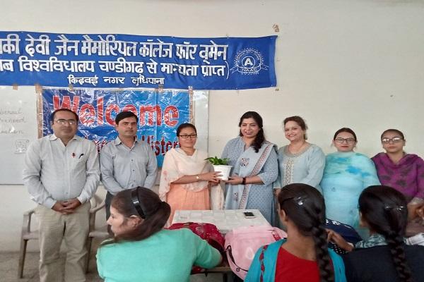 "Guest Lecture" on Universal Brotherhood at Devaki Devi Jain Memorial College