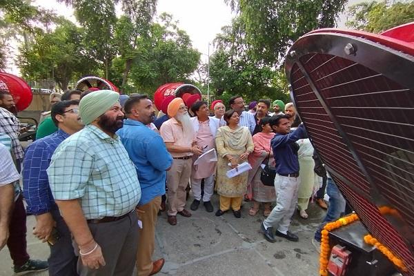 Anti smog guns launched to prevent dust pollution in Ludhiana