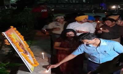 Candle march by the administration dedicated to the 115th birth anniversary of Shaheed-e-Azam Bhagat Singh Ji.
