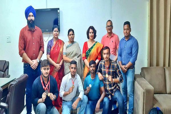 Students of Arya College won medals in Punjab Sports Fair 2022