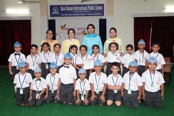 Quiz competition organized at Guru Nanak International School