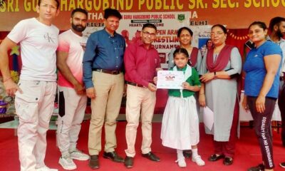 Open competition of 'arm wrestling' organized at Sri Guru Hargobind School