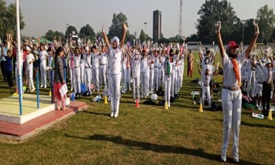 BCM Arya School conducted a Plow Run under the Fit India Freedom Run