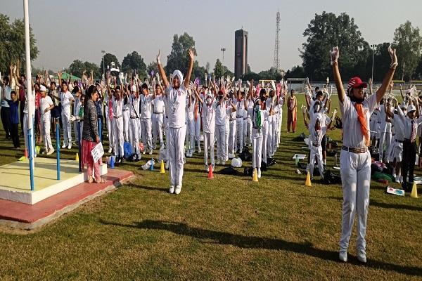 BCM Arya School conducted a Plow Run under the Fit India Freedom Run