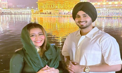 Neha Kakkar paid obeisance to Sri Harmandir Sahib with her family