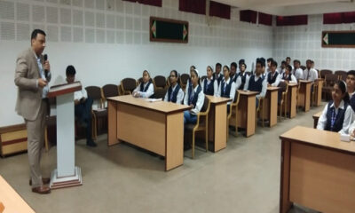 Guest lecture on working of mutual fund held at BCM Arya School