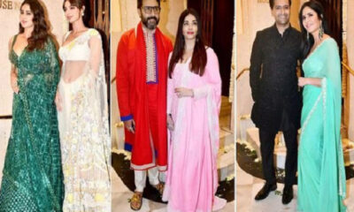 Film stars, Katrina-Aishwarya who appeared at Manish Malhotra's Diwali party