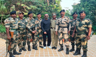 Sunil Shetty who reached Amritsar Attari border honored the BSF Hero Marathon winners