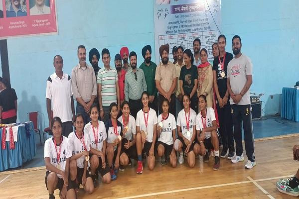 Ludhiana's Flag in Under-21 Boys/Girls Basketball Competitions