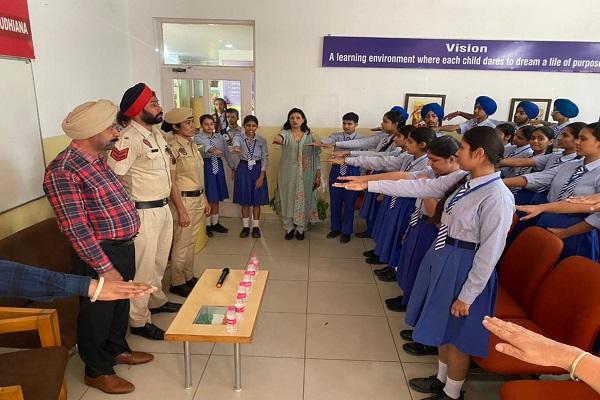 Police Memorial Day celebrated at Drishti Public School