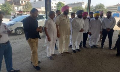 MLA Kulwant Singh Sidhu reviewed the purchase arrangements of paddy in Gill Road Anaj Mandi