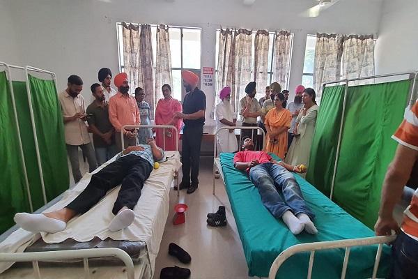 Blood donation camp organized at Guru Hargobind Khalsa College