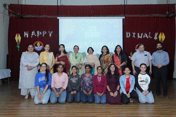 Green Diwali celebrated at Government College for Girls, Ludhiana